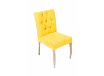 Suunnittelija Keltaiset Chesterfield Tuolit 2 kpl Setti
